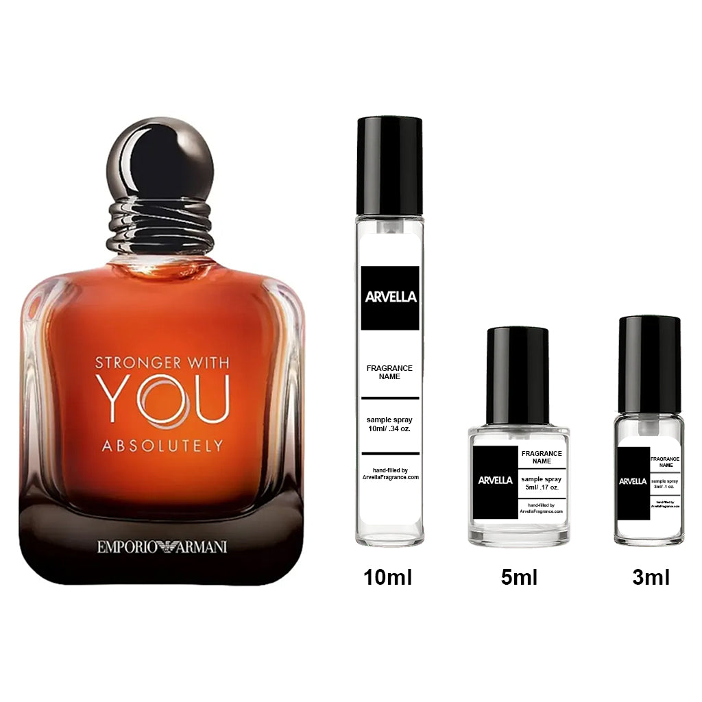 Armani Stronger With You Absolutely Sample 3ml Spray - Arvella Fragrance